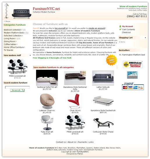 FurnitureNYC.net Store of Modern Furniture